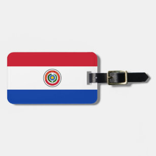 Étiquette À Bagage Drapeau Paraguay Easy ID Personnel