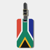 Étiquette À Bagage Drapeau Patriotique Afrique du Sud Bokke (Devant Vertical)