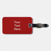 Étiquette À Bagage Drapeau patriotique américain (Dos horizontal)