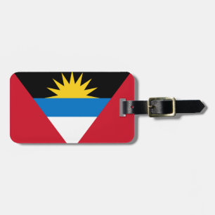 Étiquette À Bagage Drapeau patriotique d'Antigua-et-Barbuda
