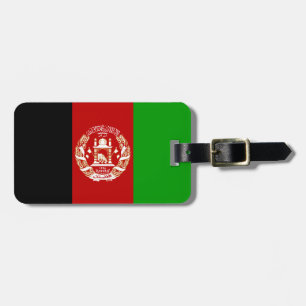 Étiquette À Bagage Drapeau patriotique de l'Afghanistan