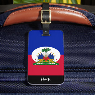 Étiquette À Bagage Drapeau patriotique Haïti Bagages Tags, Drapeau ha
