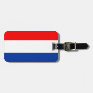 Étiquette À Bagage Drapeau Pays-Bas