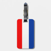 Étiquette À Bagage Drapeau Pays-Bas (Dos Vertical)