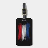 Étiquette À Bagage Drapeau Pays-Bas, drapeau national (Devant Vertical)