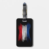 Étiquette À Bagage Drapeau Pays-Bas, drapeau national (Dos Vertical)