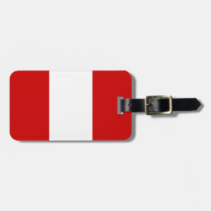 Étiquette À Bagage Drapeau Pérou Easy ID Personal