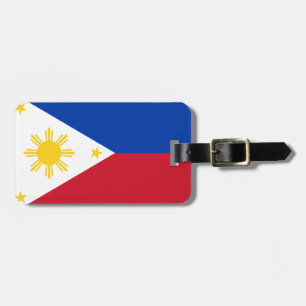 Étiquette À Bagage Drapeau philippin