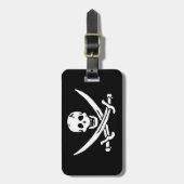 Étiquette À Bagage Drapeau pirate (Devant Vertical)