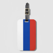 Étiquette À Bagage Drapeau russe (Devant Vertical)