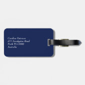 Étiquette À Bagage Drapeau rustique de l'Australie (Dos horizontal)