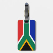 Étiquette À Bagage drapeau sud-africain (Dos Vertical)