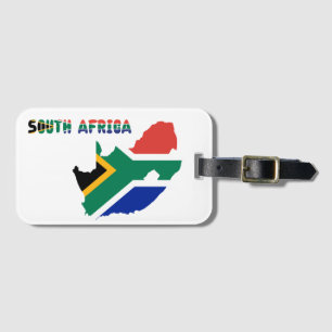 Étiquette À Bagage Drapeau sud-africain