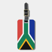 Étiquette À Bagage drapeau sud-africain (Devant Vertical)