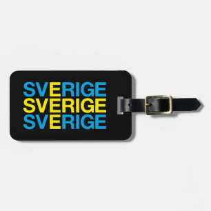 Étiquette À Bagage Drapeau SVERIGE