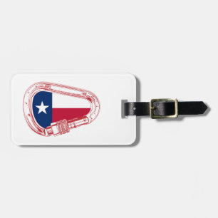 Étiquette À Bagage Drapeau Texas Escalade carabiner