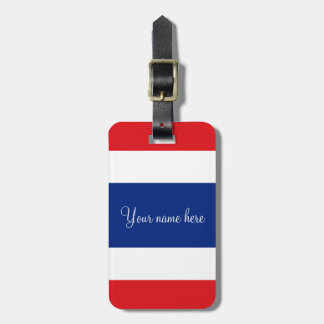 Étiquette À Bagage Drapeau thaïlandais