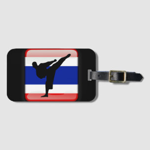 Étiquette À Bagage Drapeau thaïlandais