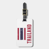 Étiquette À Bagage Drapeau thaïlandais (Devant Vertical)