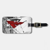 Étiquette À Bagage Drapeau turc - Al Sancak (Devant horizontal)