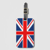 Étiquette À Bagage Drapeau Union Jack du Royaume-Uni (Devant Vertical)