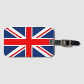 Étiquette À Bagage Drapeau Union Jack du Royaume-Uni (Devant Horizontal)