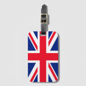 Étiquette À Bagage Drapeau Union Jack du Royaume-Uni (Devant Vertical)