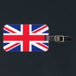 Étiquette À Bagage Drapeau Union Jack du Royaume-Uni<br><div class="desc">Drapeau Union Jack du Royaume-Uni</div>