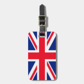 Étiquette À Bagage Drapeau Union Jack du Royaume-Uni (Devant Vertical)