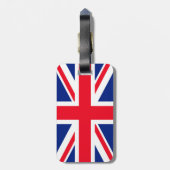 Étiquette À Bagage Drapeau Union Jack du Royaume-Uni (Dos Vertical)