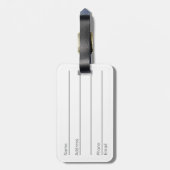 Étiquette À Bagage Drapeau vénitien (Dos Vertical)