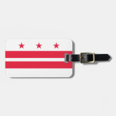 Étiquette À Bagage Drapeau Washington DC (Devant horizontal)