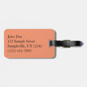 Étiquette À Bagage Drapeaux au coucher du soleil American Patriotic U (Dos horizontal)