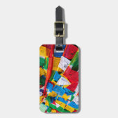 Étiquette À Bagage Drapeaux de prière tibétains colorés - Tibet (Devant Vertical)