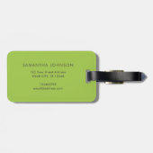 Étiquette À Bagage Draps de jardinage urbain illustrations de poutres (Dos horizontal)