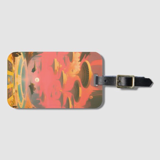 Étiquette À Bagage Dream World (Devant Horizontal)