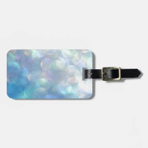 Étiquette À Bagage Dreamy Light Blue Shimmer art Arrière - plan