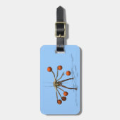 Étiquette À Bagage Dribbler de basket-ball (Devant Vertical)