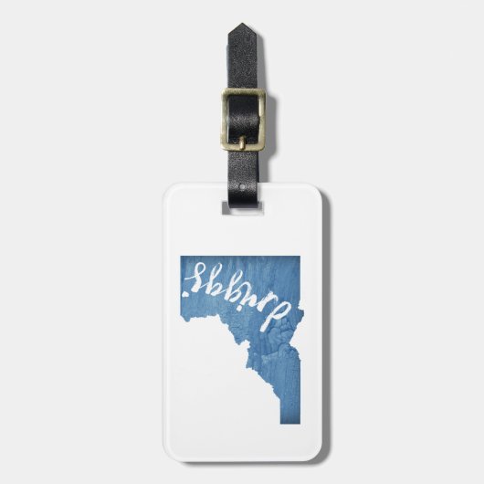 Étiquette À Bagage Driggs Idaho Grain (Devant Vertical)