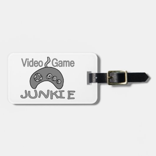 Étiquette À Bagage Drogué de jeu vidéo (Devant horizontal)
