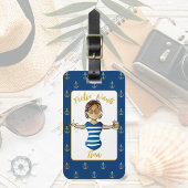 Étiquette À Bagage Drôle Filles Voyage Caricature Pour Sa Croisière N