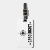 Étiquette À Bagage Drôle GPS (Devant Vertical)