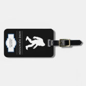 Étiquette À Bagage Drôle gros pied est parti squatchin Sasquatch (Devant horizontal)