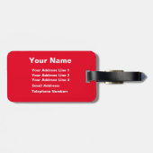 Étiquette À Bagage Drôle MIne ! Indicateur de bagage pour bagages de  (Dos horizontal)