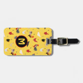 Étiquette À Bagage Drôle poulet (Devant horizontal)