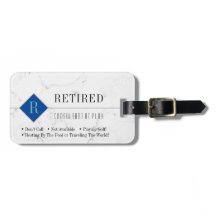 Drôle Retraité, Marbre blanc, Sac de profession