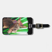 Étiquette À Bagage Drôle Rockstar Donkey (Devant horizontal)