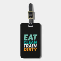 Drôle Salle De Fitness Entraînement Manger Clean T