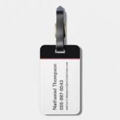 Étiquette À Bagage Drop the Beat : DJ Scooby-Doo (Dos Vertical)