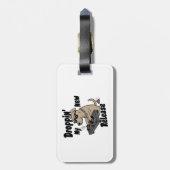 Étiquette À Bagage Droppin' My New Release Chien Hip-Hop (Dos Vertical)